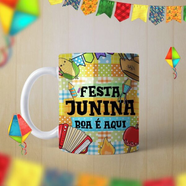 Canecas Festa Junina - Arquivo Digital - Imagem 3