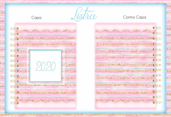 capa e contracapa listras arquivo digital agenda