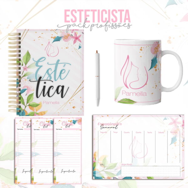 capa estetica arquivo digital papelaria digital