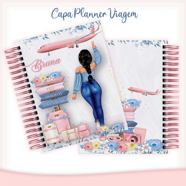 capa planner viajem arquivo digital capas planner feminino arquivo digital