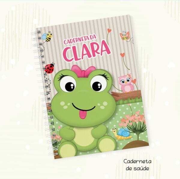 capa vacinacao sapinho menina arquivo digital capa menina