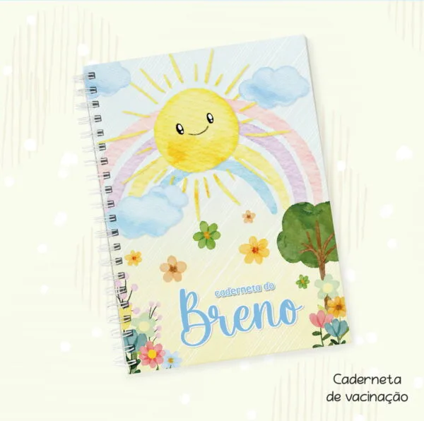 Capa Vacinação Solzinho Menino - Arquivo Digital