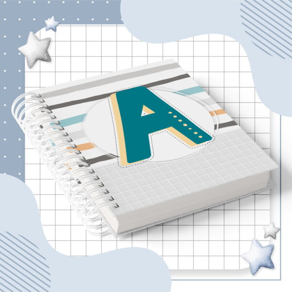 Capas Encadernação Alfabeto Menino - Arquivo Digital