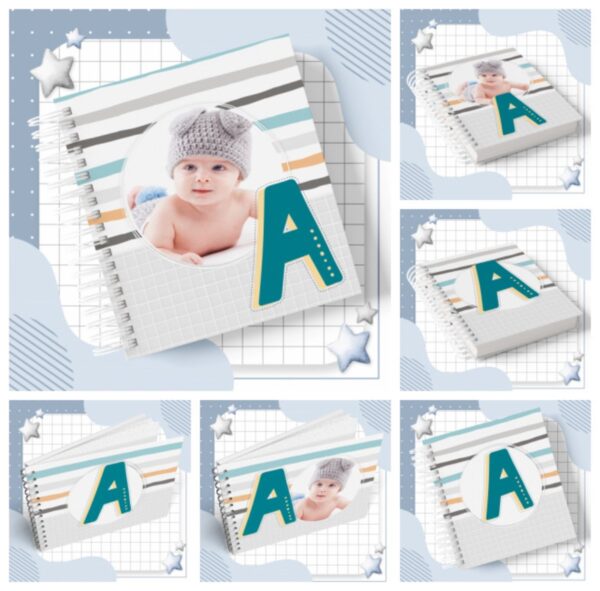 capas encadernacao alfabeto menino arquivo digital papel e cia