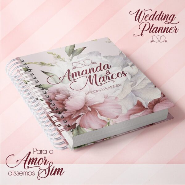 Capas Florais Planner Noiva - Arquivo Digital - Imagem 3