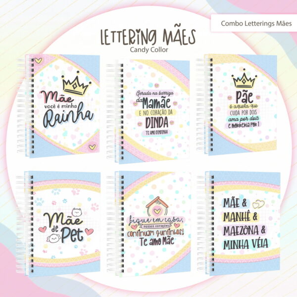 capas lettering maes arquivo digital capas