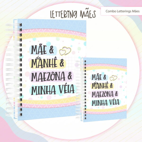 Capas Lettering Mães - Arquivo Digital - Imagem 2