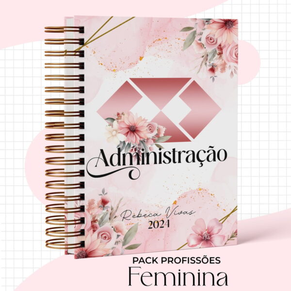 Capas Profissões Feminina Rosa - Arquivo Digital - Imagem 3