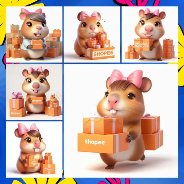 Capivara Rainha Kit Digital Exclusivo Para Shopee Em Png 2