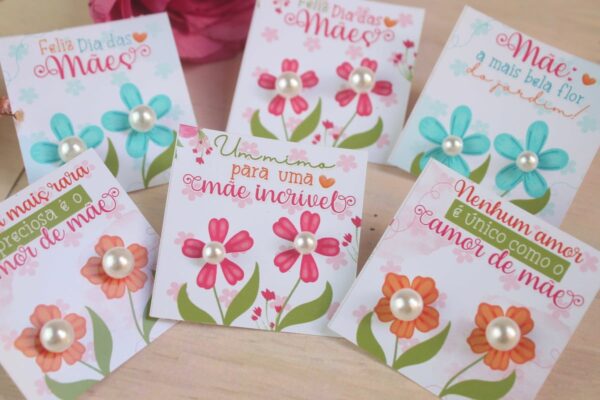 Card Brincos Flor Dia das Mães - Arquivo Digital - Imagem 2