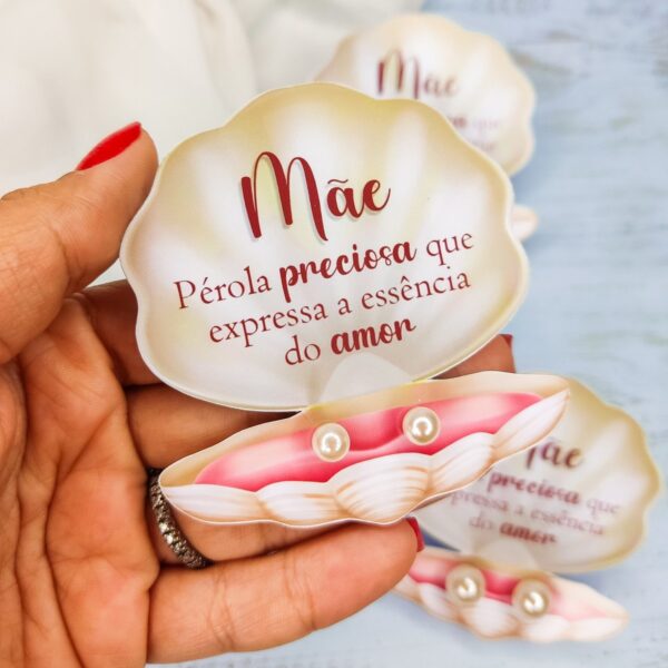 Card Concha Brincos Dia das Mães - Arquivo Digital - Imagem 4