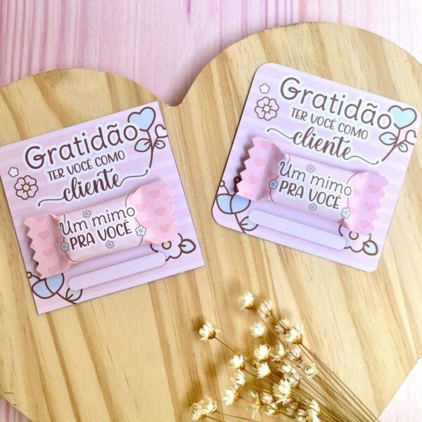 Card e Balinha Mimos Clientes - Arquivo Digital - Imagem 3