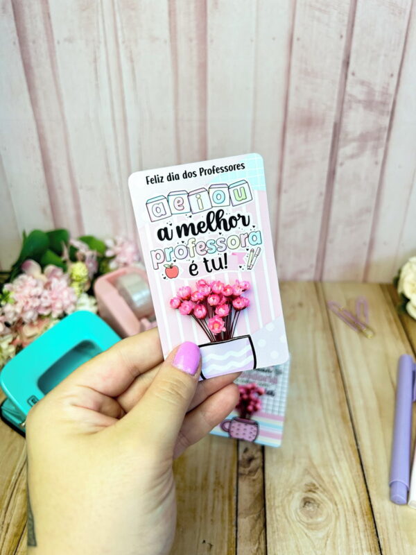 Card Florzinha Dia dos Professores - Arquivo Digital - Imagem 3