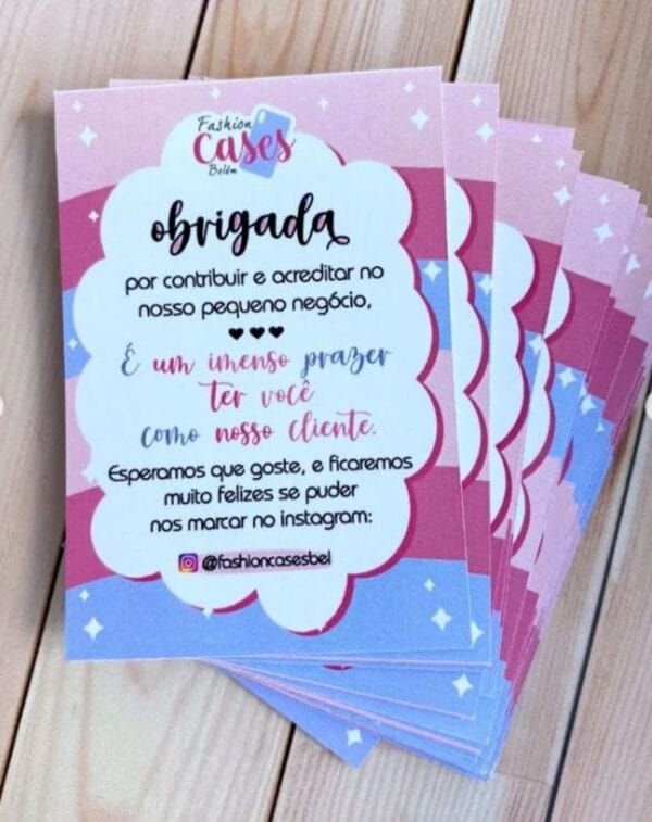 cartao de agradecimento cliente arquivo digital agradecimento cliente