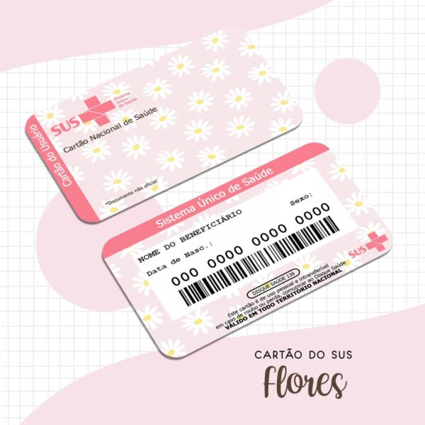 cartao sus adulto flores arquivo digital papelaria digital