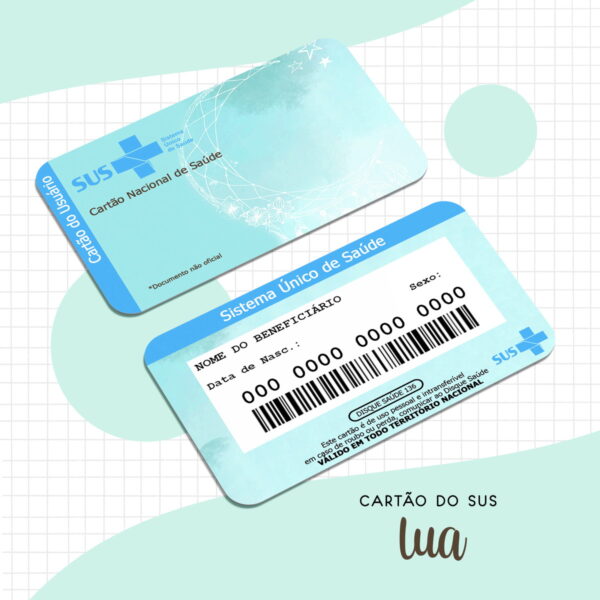 cartao sus adulto lua arquivo digital cartao sus
