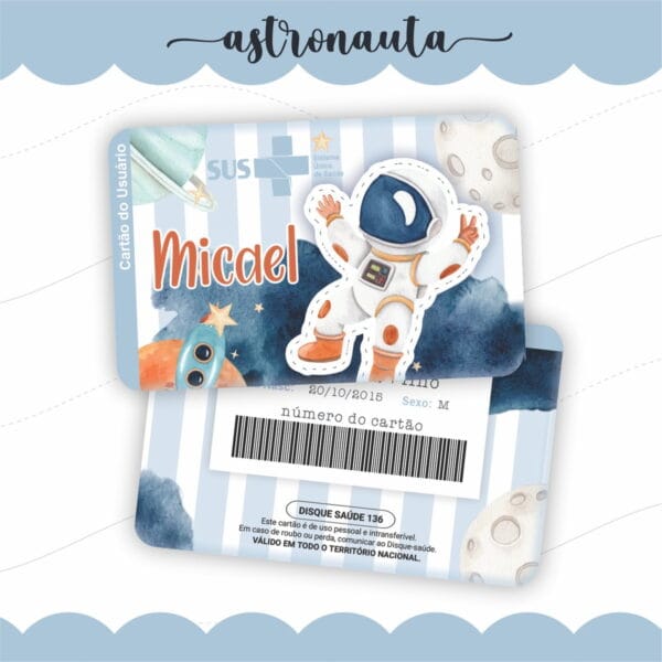 cartao sus astronauta arquivo digital papel e scrapbook