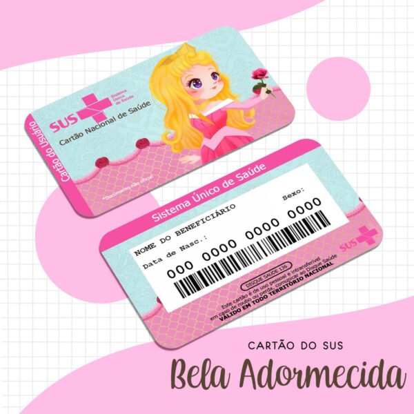 cartao sus bela adormecida arquivo digital cartao sus menina