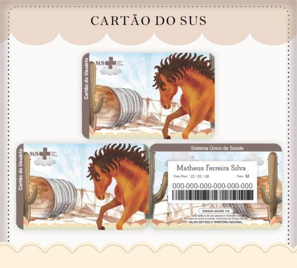 cartao sus cavalinho arquivo digital cartao saude