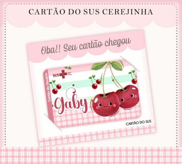 Cartão Sus Cerejinha - Arquivo Digital - Imagem 2