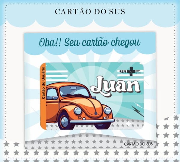 Cartão Sus Fusca - Arquivo Digital - Imagem 2