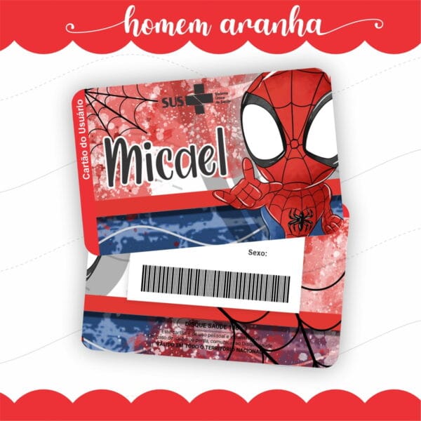 cartao sus homem aranha arquivo digital papel e scrapbook