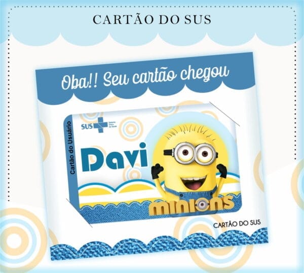 Cartão Sus Minions - Arquivo Digital
