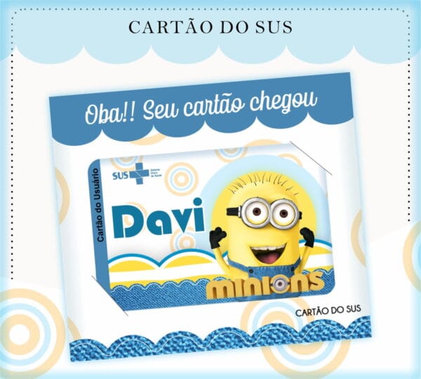 Cartão Sus Minions - Arquivo Digital - Imagem 2