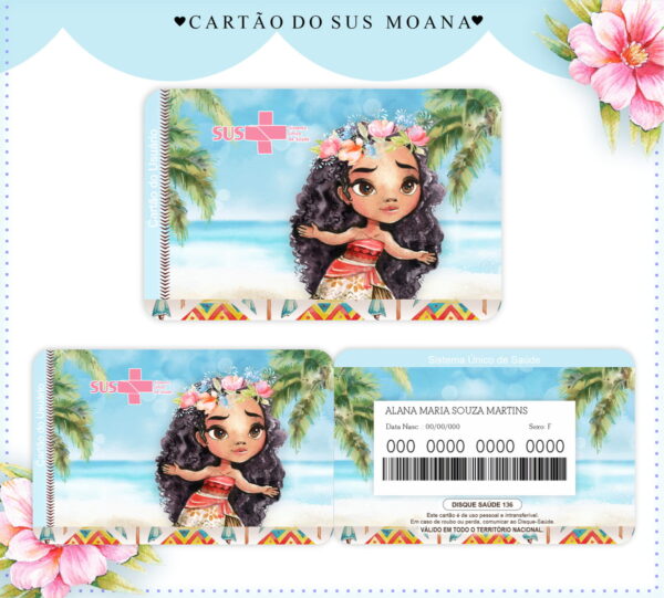 cartao sus moana arquivo digital moana