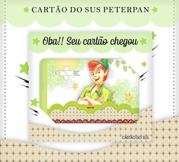 Cartão Sus Peter Pan - Arquivo Digital - Imagem 2