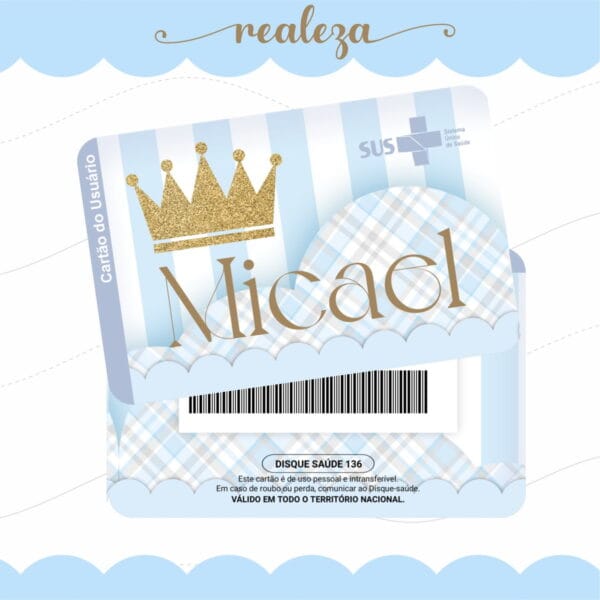 cartao sus realeza menino arquivo digital cartao nacional de saude