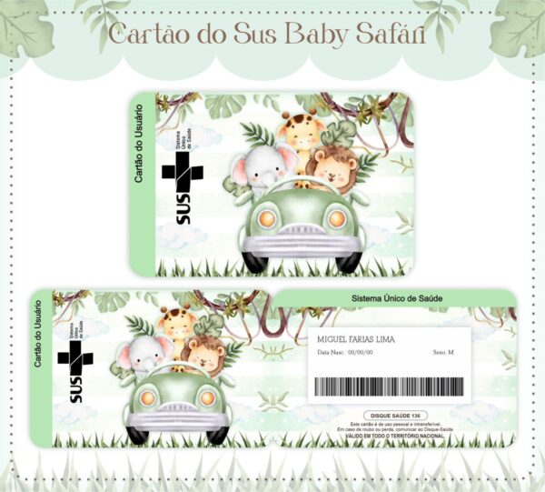 cartao sus safari verde arquivo digital cartao sus safari verde arquivo digital