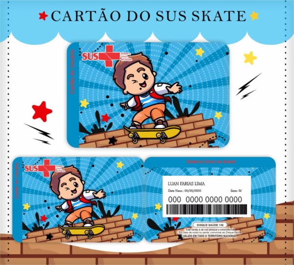 cartao sus skate arquivo digital encadernacao digital