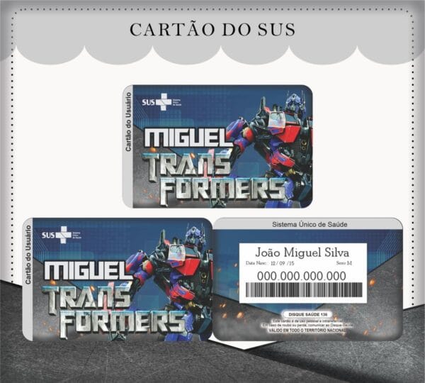 cartao sus transformes arquivo digital cartao saude