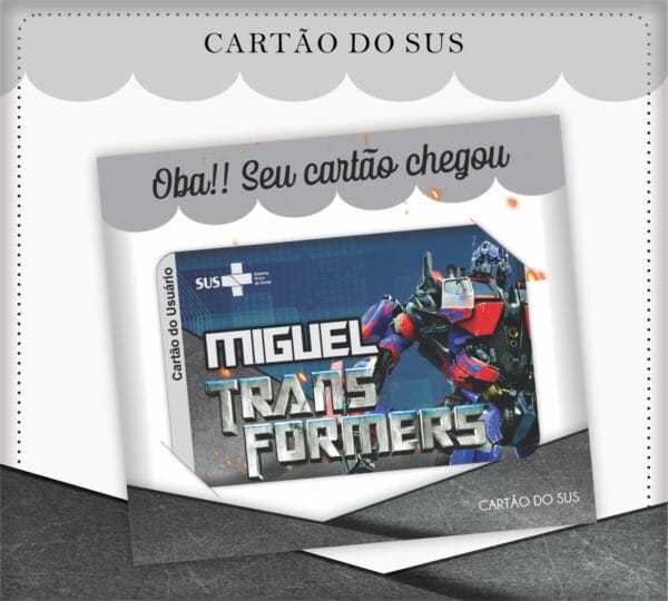Cartão Sus Transformes - Arquivo Digital - Imagem 2