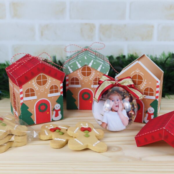 casinha porta esfera natal 2023 arquivo digital decoracao festa infantil 1