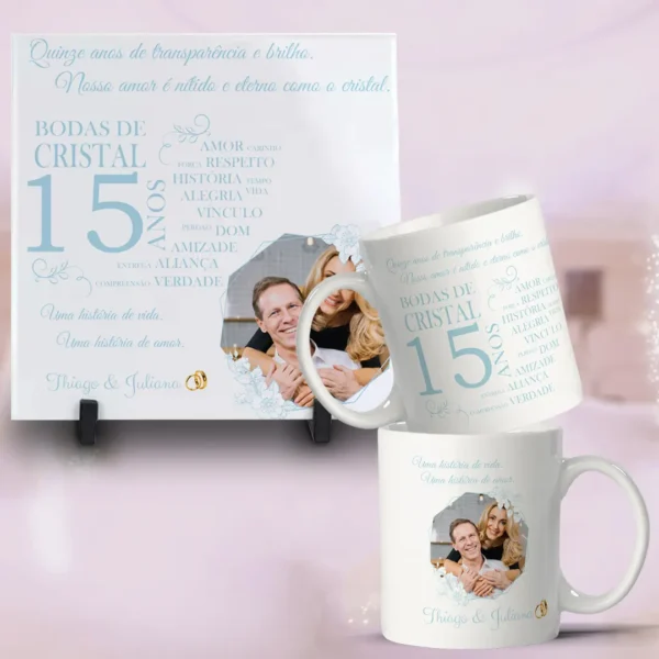 Celebre as Bodas com Canecas Personalizadas - Kit Digital
