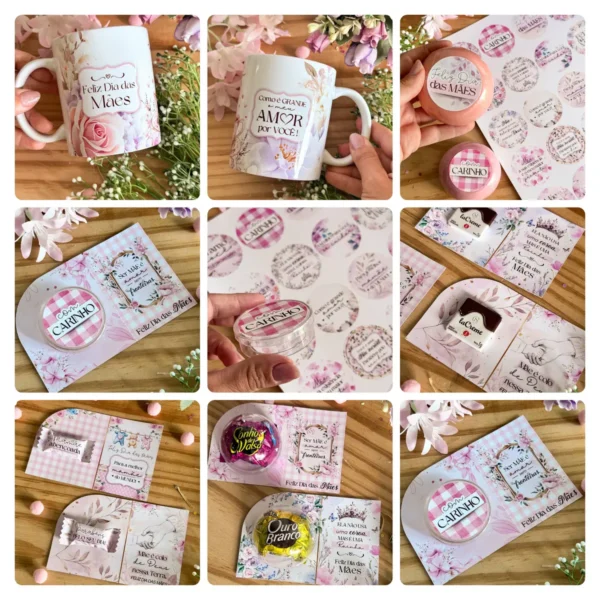 Celebre com Estilo: Kit Digital de Mimos para Mães