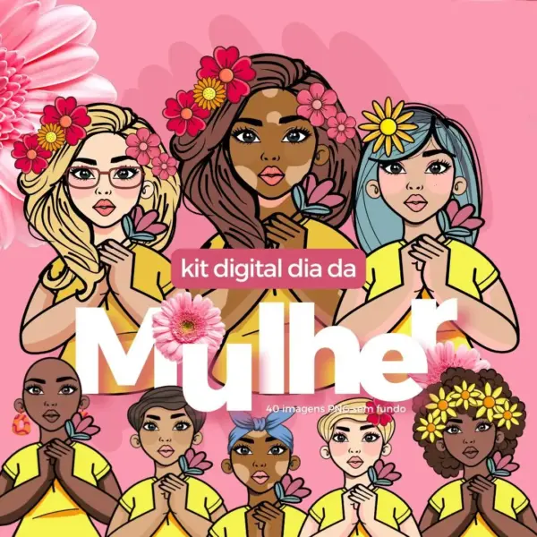 Celebre Com Estilo Kit Digital Para Dia Das Mulheres 3
