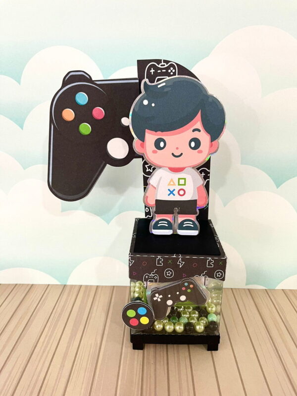 centro de mesa gamer arquivo digital gamer