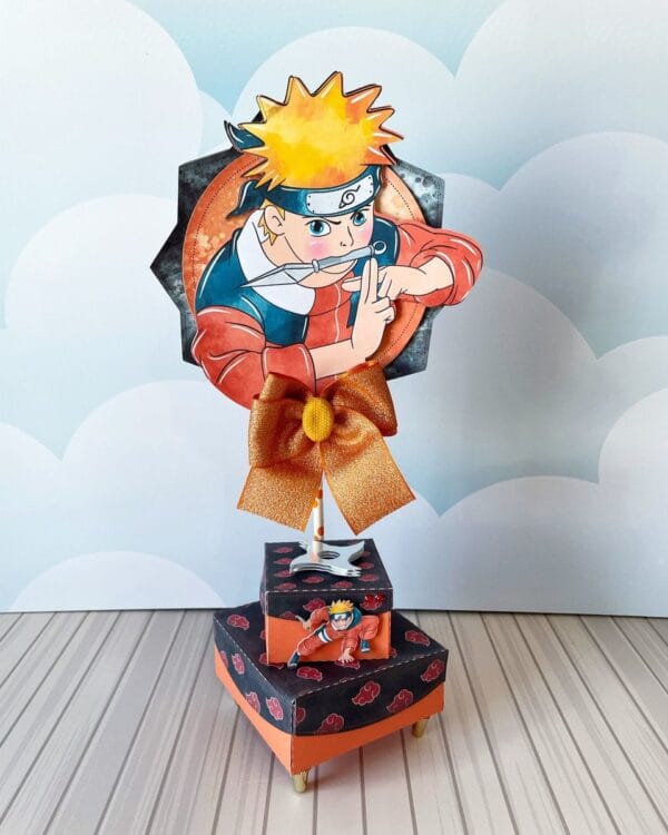 centro de mesa naruto arquivo digital impressao 1