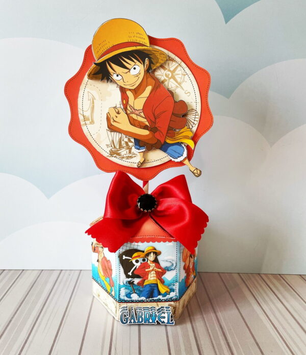 centro de mesa one piece arquivo digital montagem