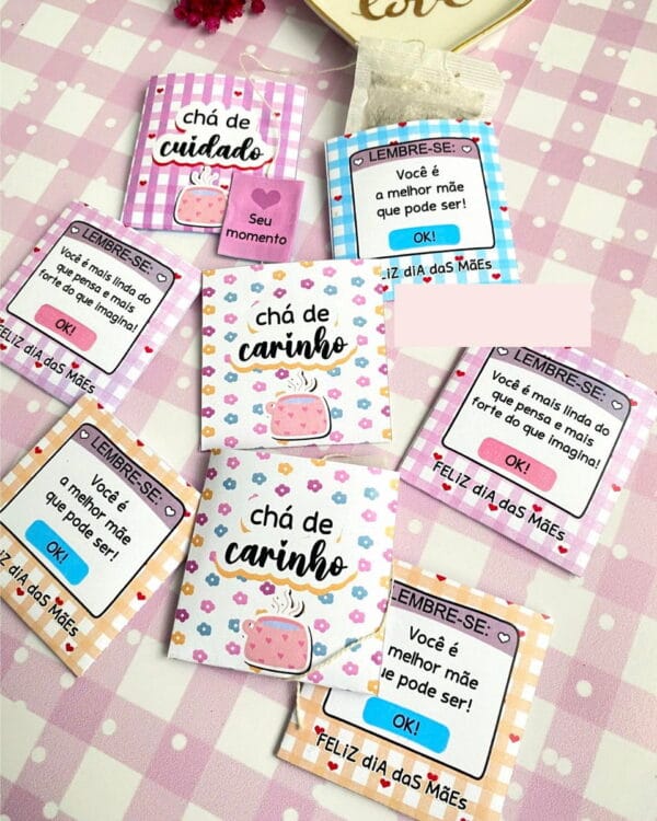 cha personalizado dia das maes png e pdf