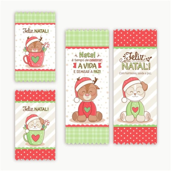Chocolates Barra 90g e Kitkat Natal - Arquivo Digital - Imagem 2