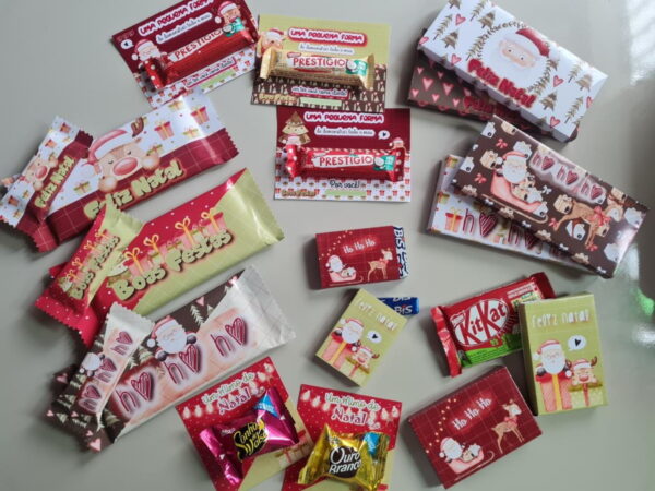 chocomimos de natal arquivo digital chocolates