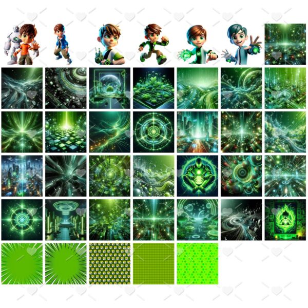 Cliparts Ben 10 Png Mascotinho Estilo 3D Para Personalizados