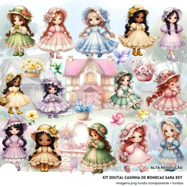 Cliparts Casinha de Bonecas Sarah Kay Imagens Png Cute Baby