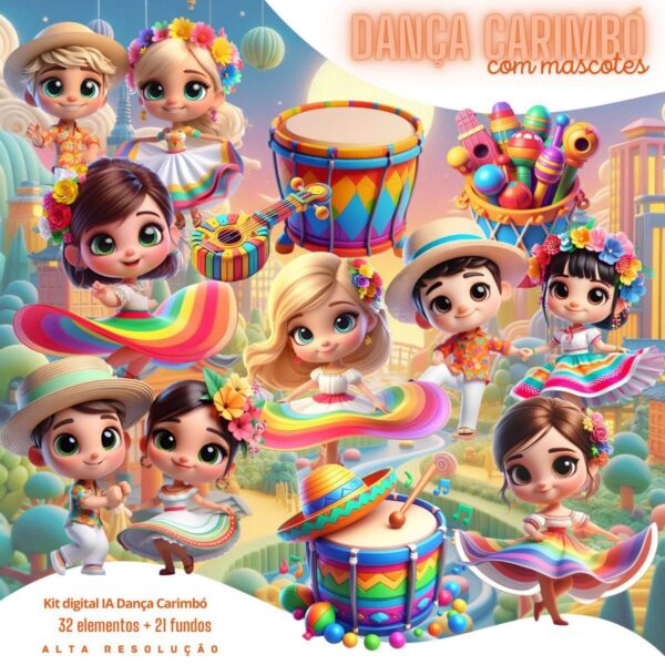 Cliparts Dança Carimbó Png Imagens Baby 3D Cute Bebês