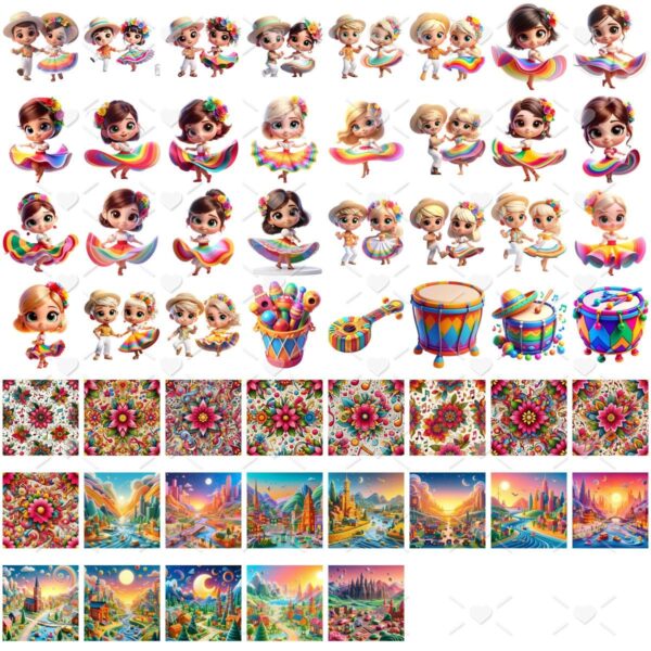 Cliparts Dança Carimbó Png Imagens Baby 3D Cute Bebês