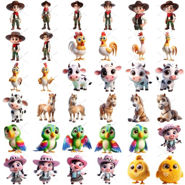 Cliparts Fazenda do Zenon Png Imagens Baby 3D Cute Bebês